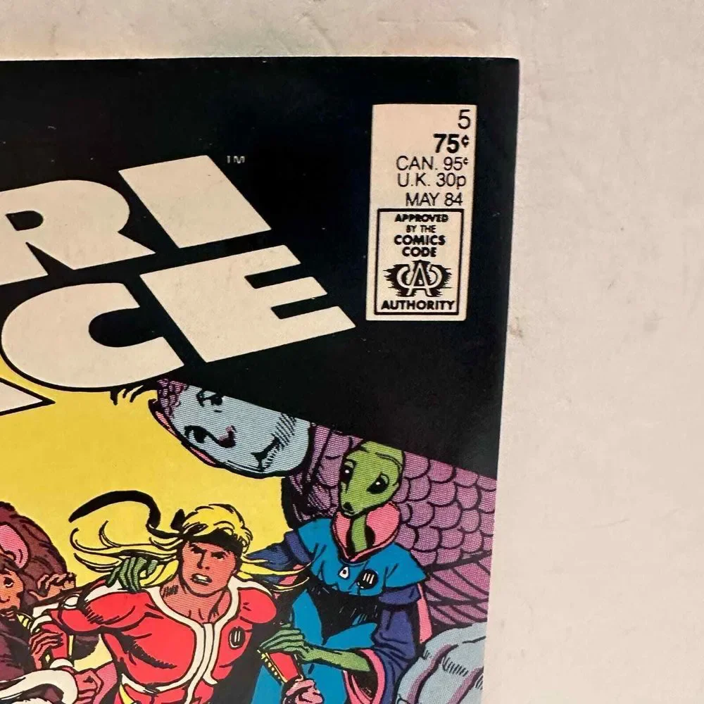 ATARI FORCE 5 MAY 84‎ Face to Face with the Dark Destroyer Comic Book